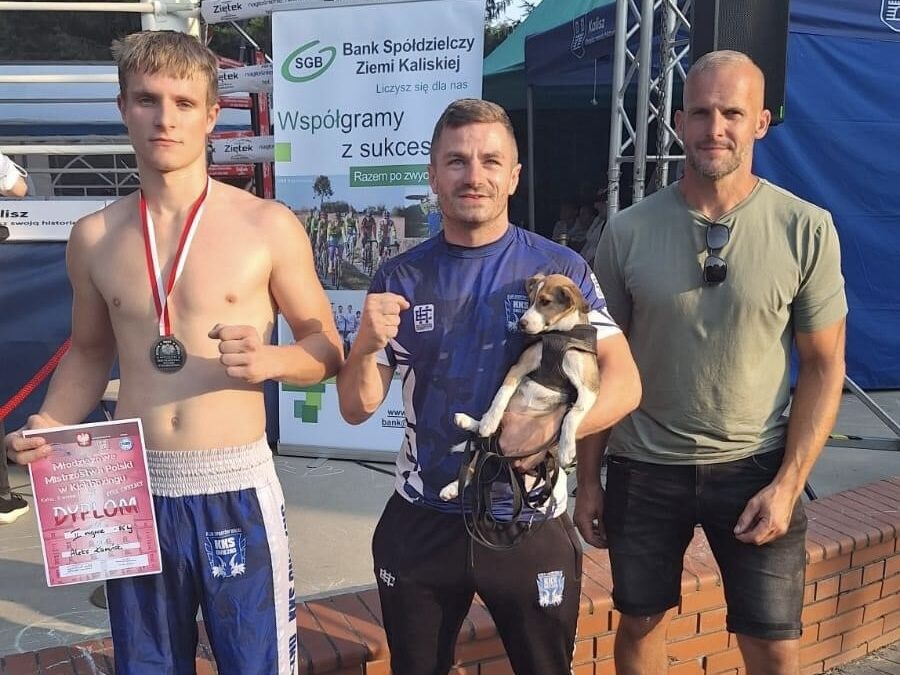 Aleks Kamiński młodzieżowym wicemistrzem Polski w kickboxingu