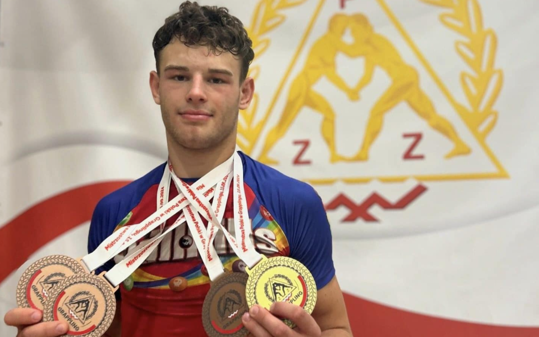 Kacper Garczyński mistrzem Polski w grapplingu